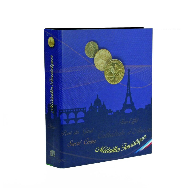 Classeur de collection Paris - 100 médailles souvenirs - 24,5 x 25
